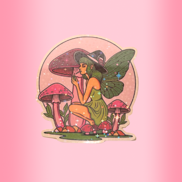 Fairy Stoner Sticker