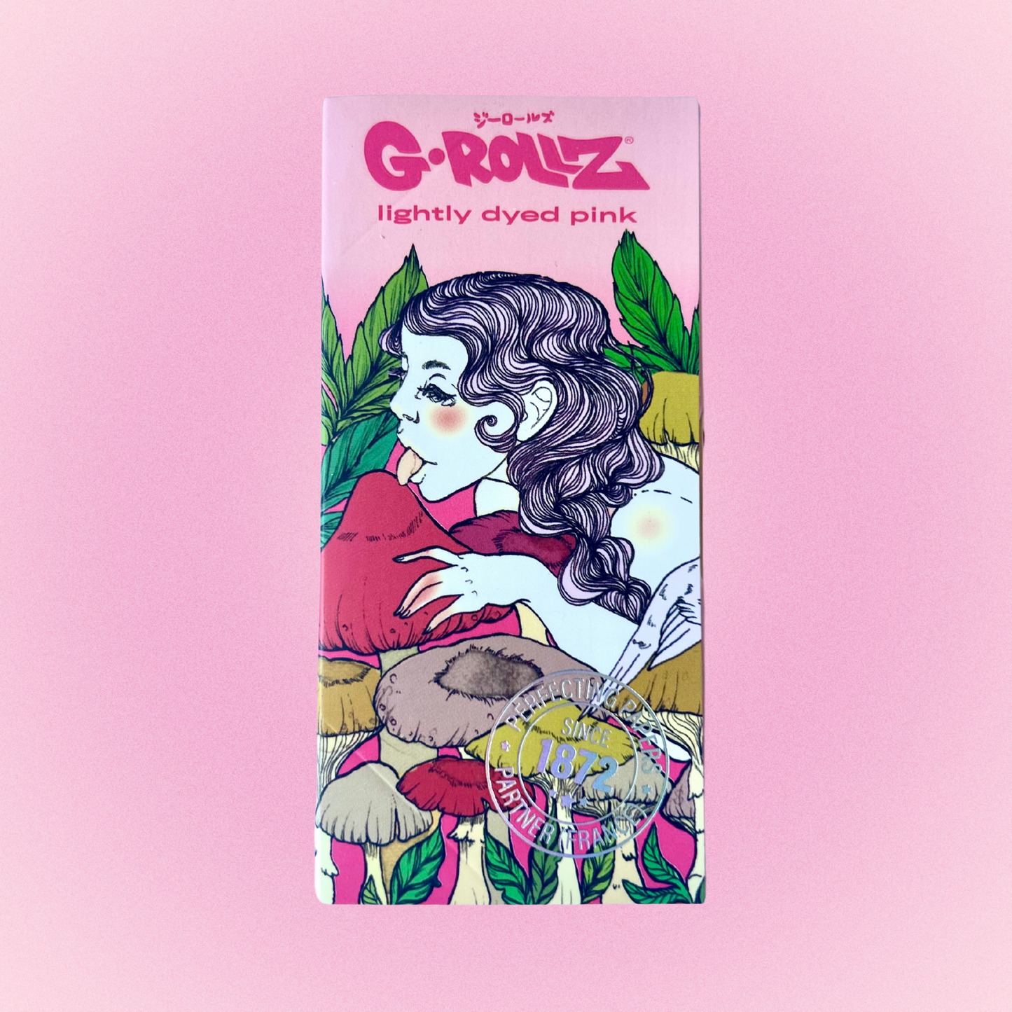 G-Rollz Mushroom Licker Pink Papers + Tips