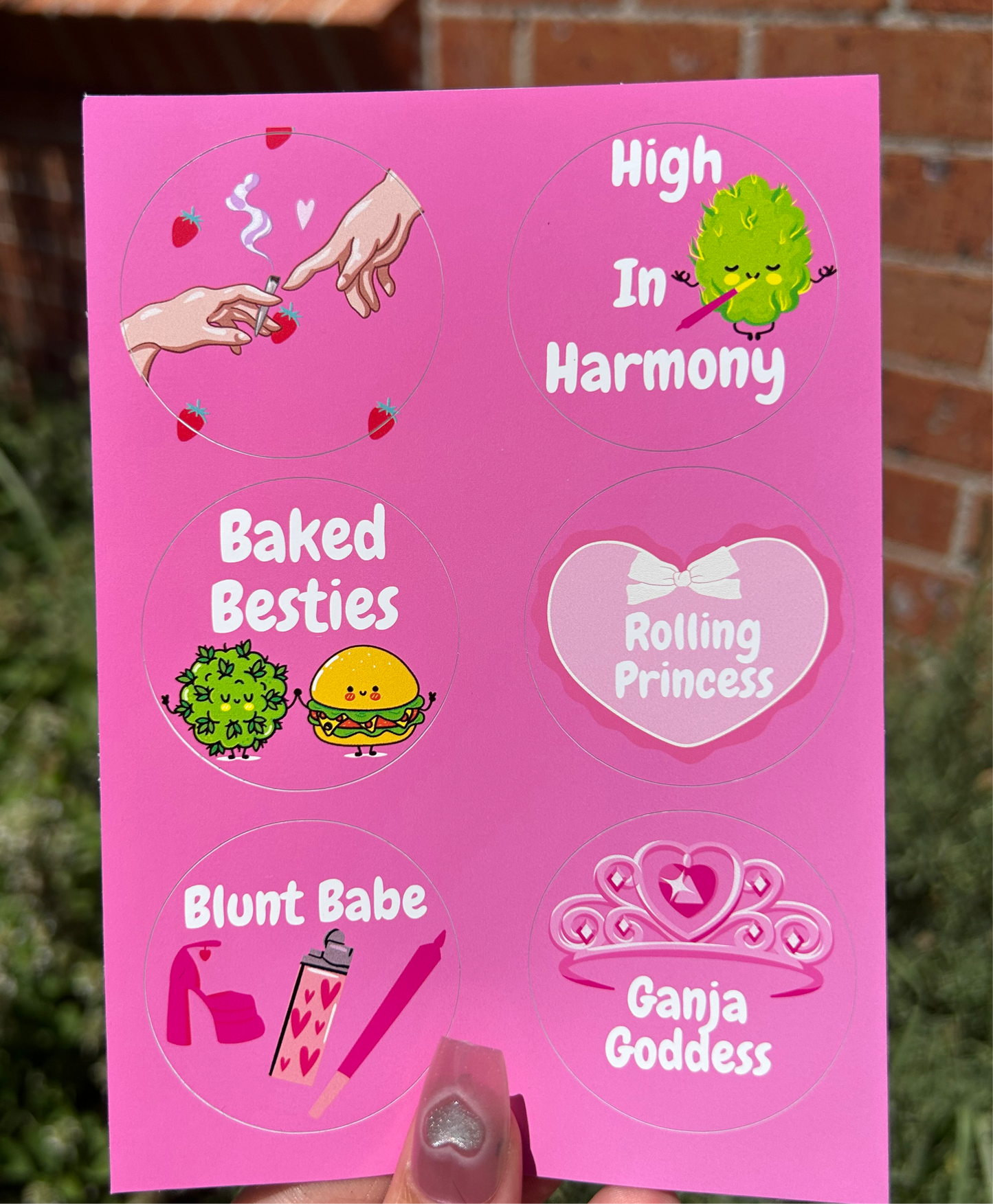 Girl Gardener Sticker Sheet