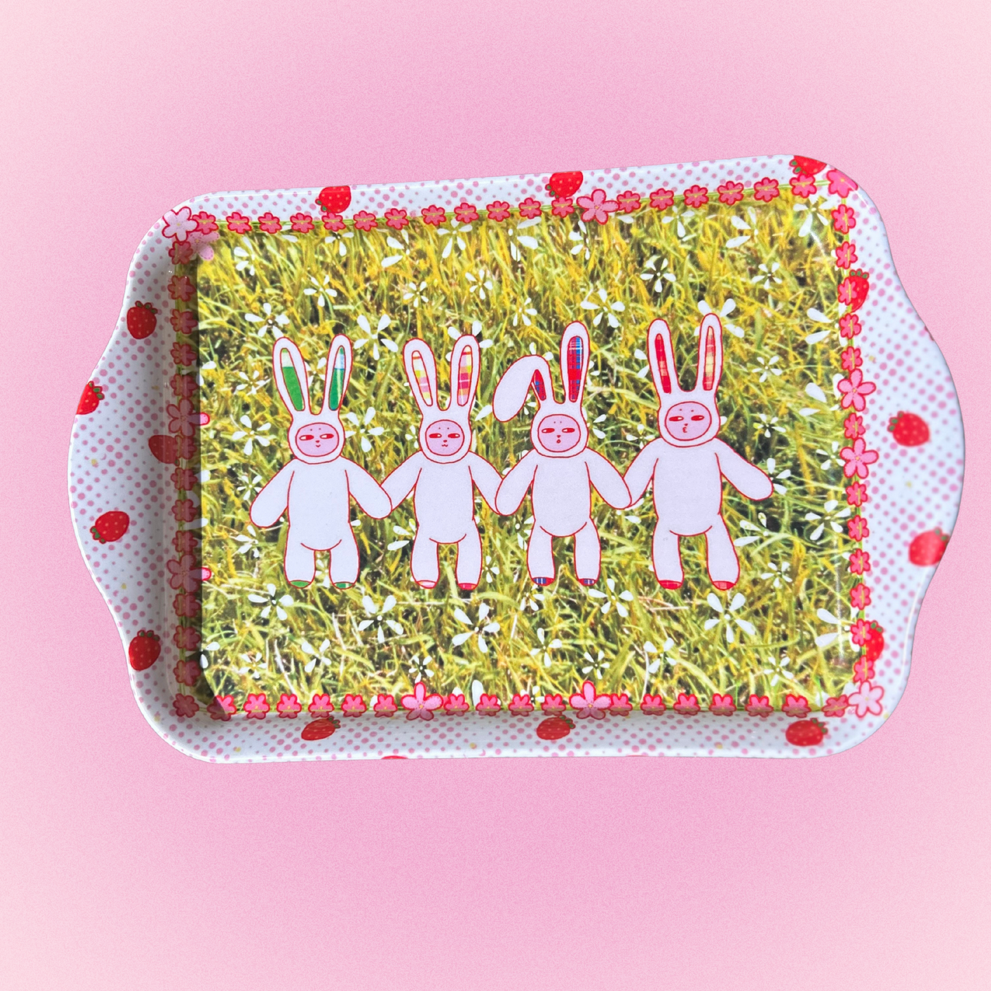 Rolling Tray Stoner Bunnies Design