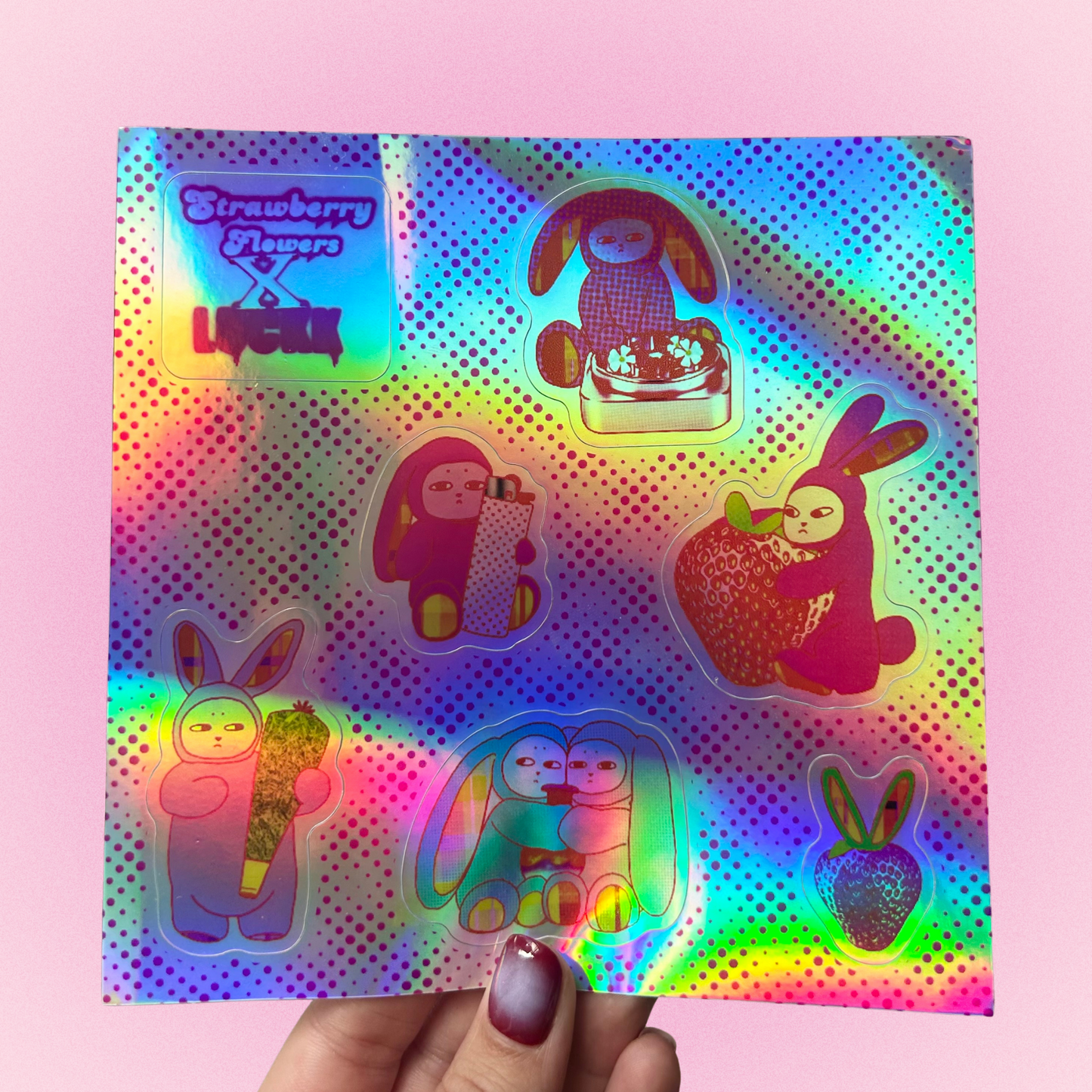 Rolling Tray Stoner Bunnies Design