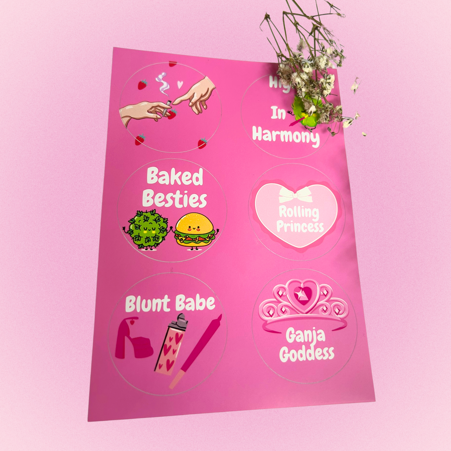 Girl Gardener Sticker Sheet